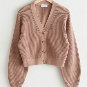 Other stories boxy knit cardigan